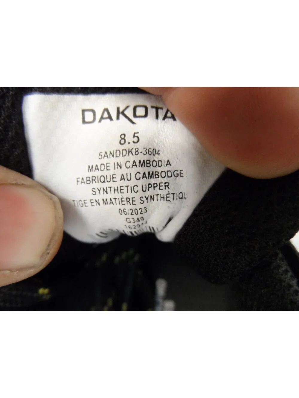 Dakota Men's 3604 Aluminum Toe Steel Plate Quad Lite Work Shoes Grey Size 8.5M
